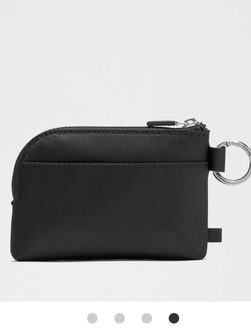 lululemon athletica Black Card Pouch with Key Ring NWOT - Picture 4 of 9